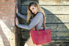 Perfect Tote Red Leather Bag