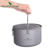 Boundless Voyage Camping Titanium Pot 1.3l / 1.95l / 2.9l Cookware