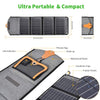 22W Portable Waterproof Foldable Solar Panel Charger