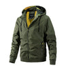 Men Casual Jackets Detachable Hood