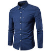 Casual Long Sleeve Slim Fit Business Button Shirt