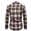 Men's Flannel Plaid Long Sleeve Shirt