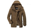 Men's Cotton Padded Plus Padded Multi-Pocket Jacket