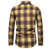 Men's Flannel Plaid Long Sleeve Shirt