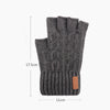 Knitted Fingerless Gloves Winter Thicken Warm Touch Screen Gloves Unisex Outdoor Stretch Elastic Warm Half Finger Cycling Gloves