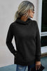 Turtle Neck Solid Loose Sweater