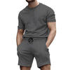 Men Short Sets 2 Piece Outfits Fashion Summer Tracksuits Casual Tee  Short Set