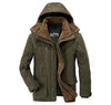 Men's Cotton Padded Plus Padded Multi-Pocket Jacket