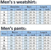 Mens 2 Piece Tracksuit Zipper Hoodie Pants