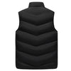 Men's Casual Warm Plus Fleece Stand-up Collar Cotton Vest