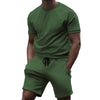 Men Short Sets 2 Piece Outfits Fashion Summer Tracksuits Casual Tee  Short Set