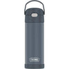 Thermos Funtainer 16 Ounce Stainless Steel Vacuum Insulated Bottle with Wide Spout Lid, Stone Slate