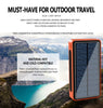 80000mAh Solar Wireless Power Bank Phone Charger