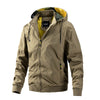 Men Casual Jackets Detachable Hood