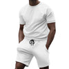 Men Short Sets 2 Piece Outfits Fashion Summer Tracksuits Casual Tee  Short Set