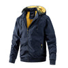 Men Casual Jackets Detachable Hood