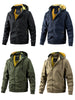 Men Casual Jackets Detachable Hood