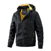 Men Casual Jackets Detachable Hood