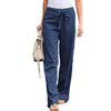 Women Casual Yoga Pants Loose Linen Trousers