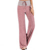 Women Pants Wide Leg Pants-High Waisted Drawstring Casual Loose Yoga Lounge Palazzo Pants